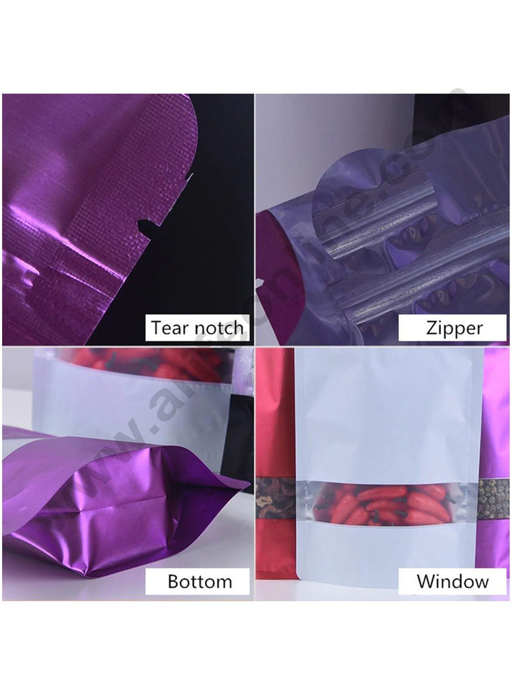 Aluminum Foil Zipper Self-supporting Packaging Bag Pouches