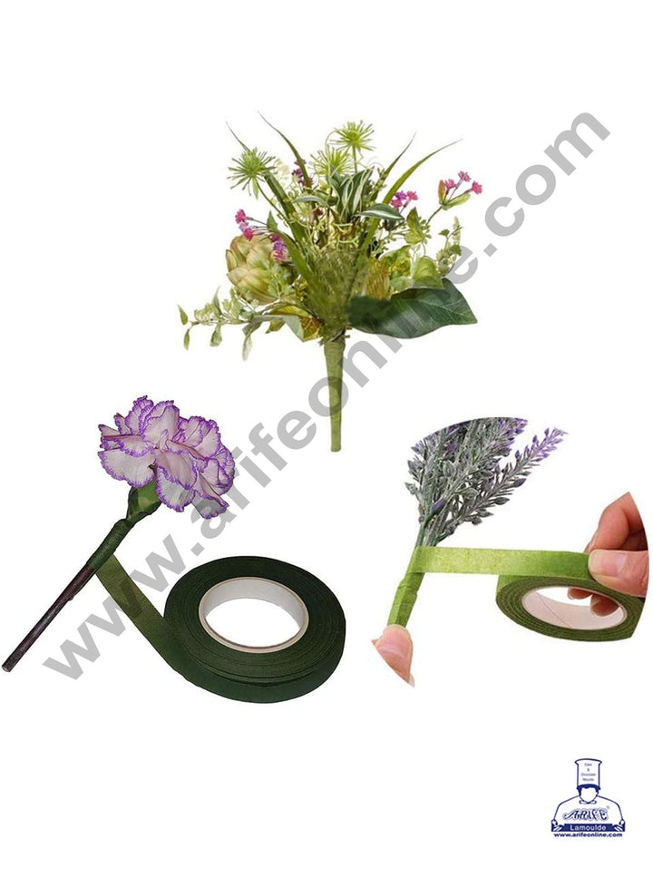 Cake Decor Artificial Flower Floral Tape Stamen Wrapping Florist Tape Self-Adhesive Bouquet Floral Stem Tape