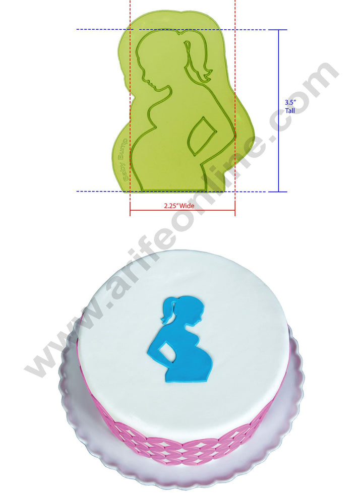 Silicone Baby Bump Pattern Impression Onlays Moulds