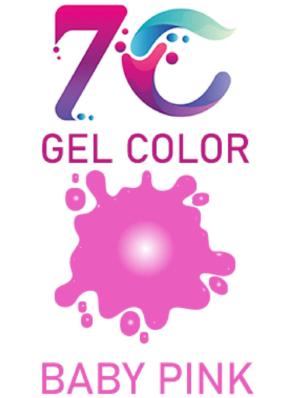 7C Edible Concentrated Gel Color Food Colouring for Icing, Cakes Decor, Baking, Fondant Colours - Baby Pink