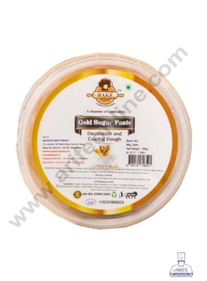 Bake Haven Sugar Paste 200 G - Gold