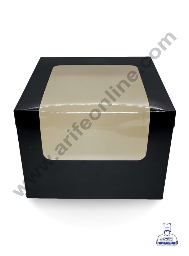 Cake Decor Cake Boxes Black Paper Boxes - 10 Inch Pack of 10 Pieces