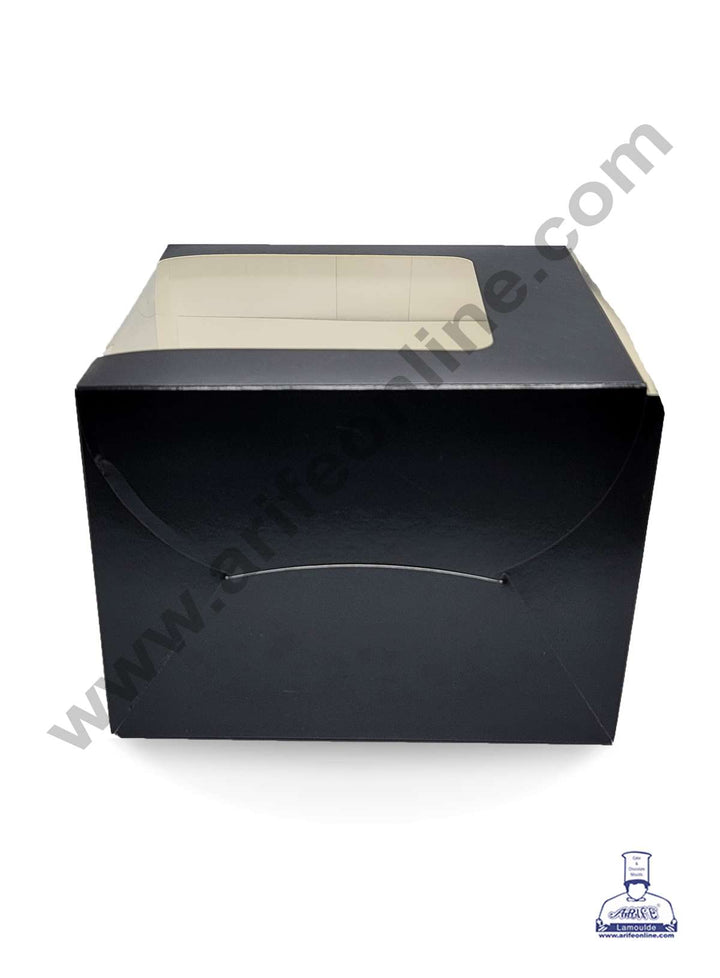 Cake Decor Cake Boxes Black Paper Boxes - 10 Inch Pack of 10 Pieces