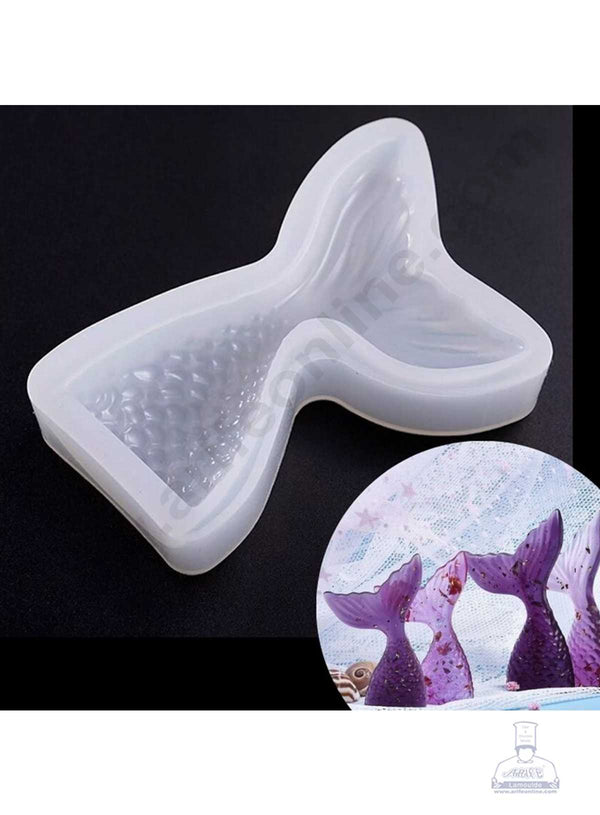 CAKE DECOR™ 1 Pc Mermaid Tail Silicone Soft Mold for Cake Decoration Candy Soap Making (SBS-720)