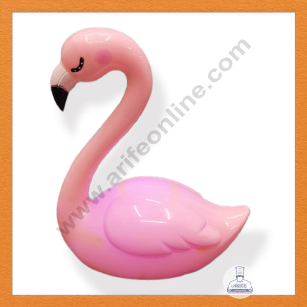 CAKE DECOR™ 1 Piece Flamingo With LED Plastic Toys for Cake Toppers SBTO-039