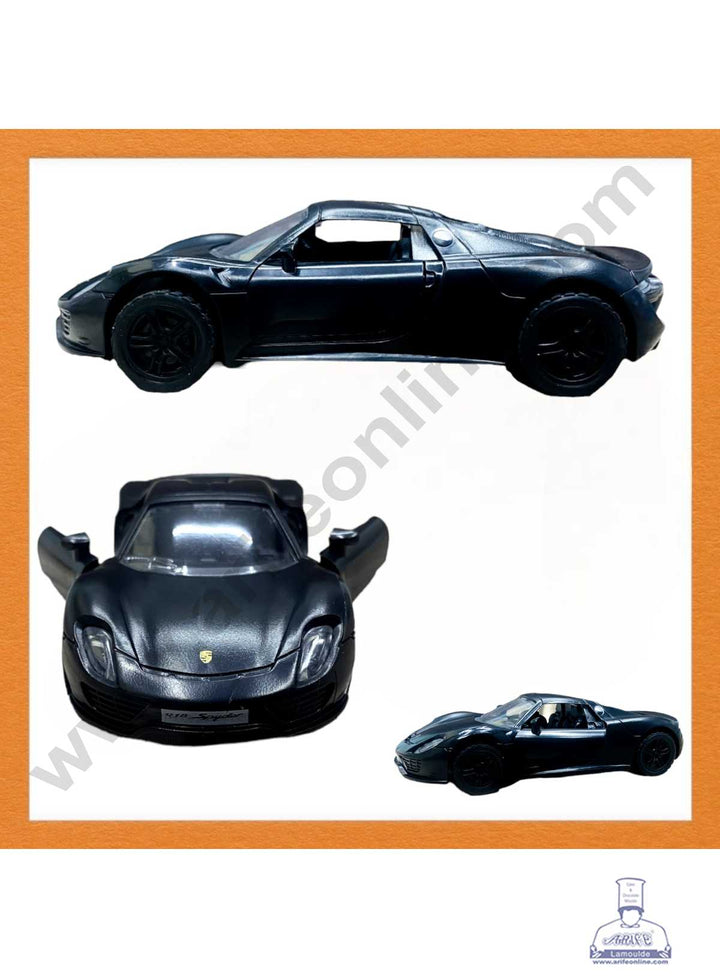 CAKE DECOR™ 1 Pieces Black Porsche Car Toys Cake Toppers (SB-CJ012-Car-Black)