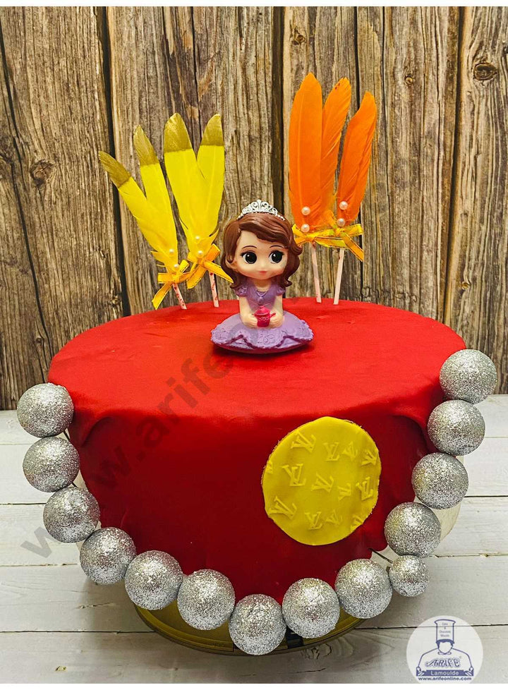 CAKE DECOR™ 1 Pieces Princess Toys Cake Toppers (SB-T-T013-2)