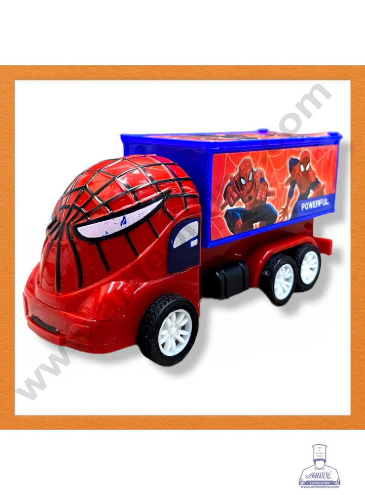 CAKE DECOR™ 1 Pieces Spiderman Truck Toys Cake Toppers (SB-T-CJ1248-Spiderman)