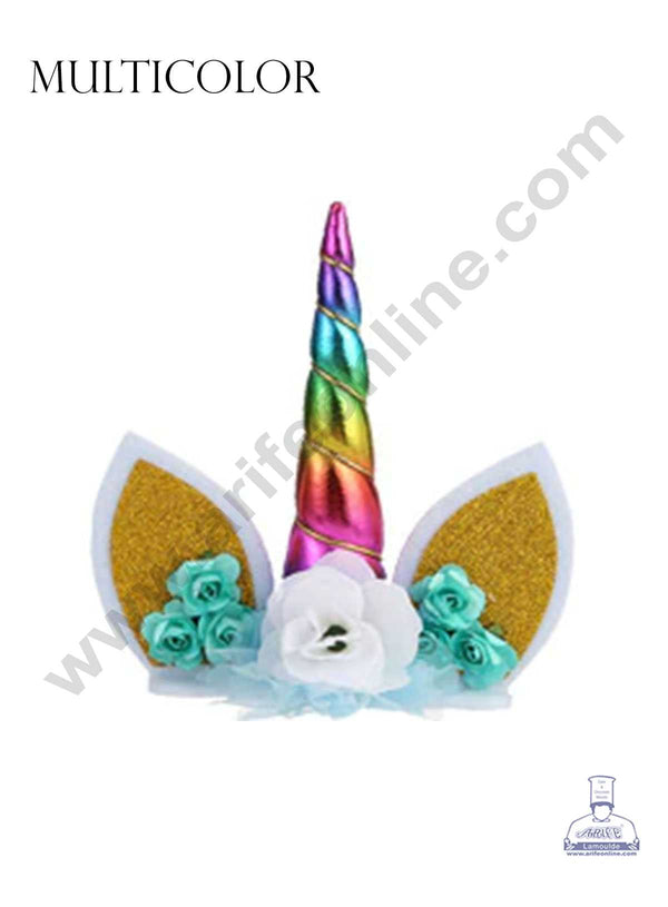 CAKE DECOR™ 1 Pieces Unicorn Cake Toppers - Multicolor SBTO-046-Multi