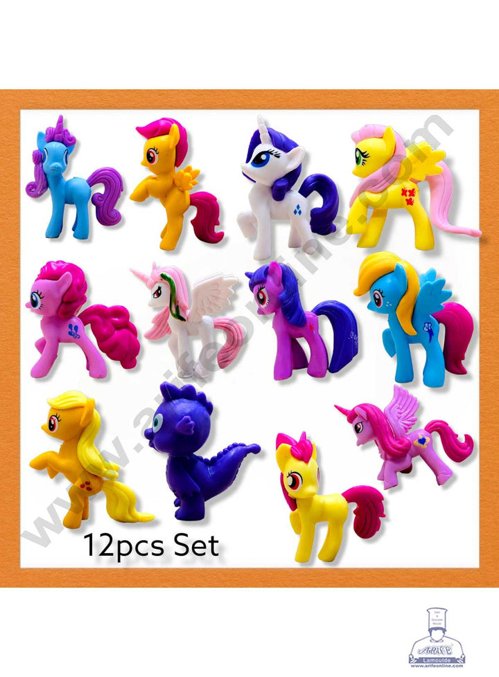 CAKE DECOR™ 12 Pieces My Little Pony Toys Cake Toppers (SB-T-CJ005)