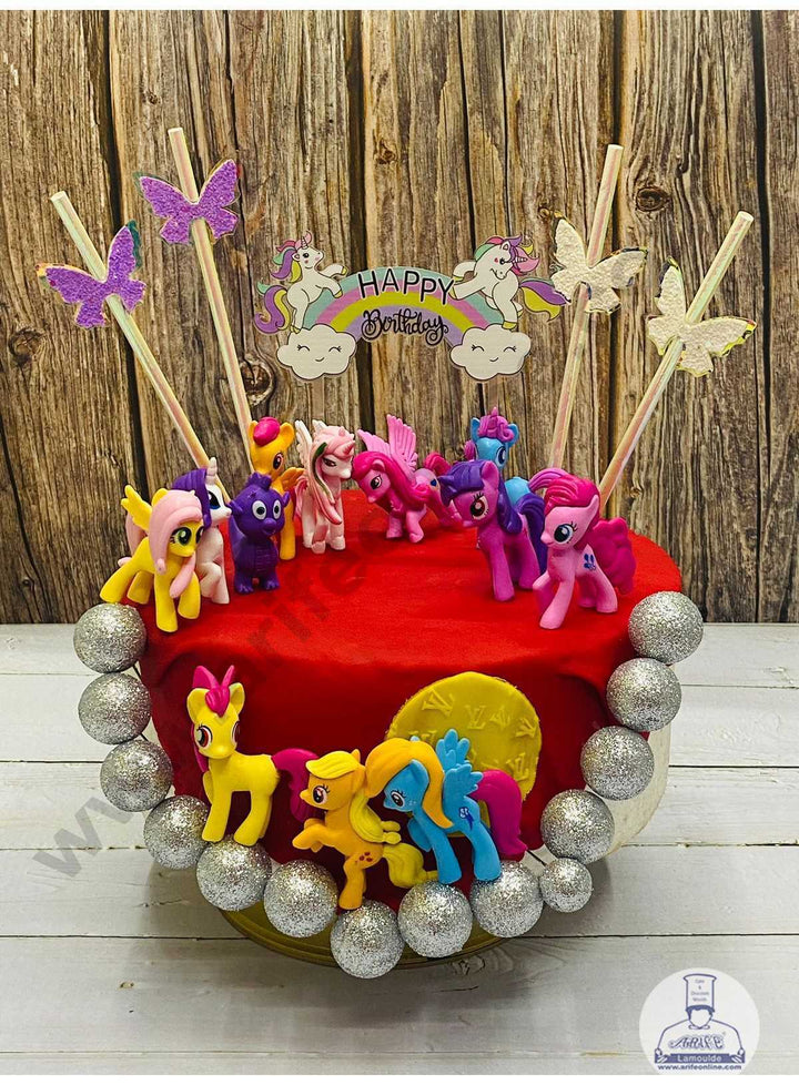 CAKE DECOR™ 12 Pieces My Little Pony Toys Cake Toppers (SB-T-CJ005)