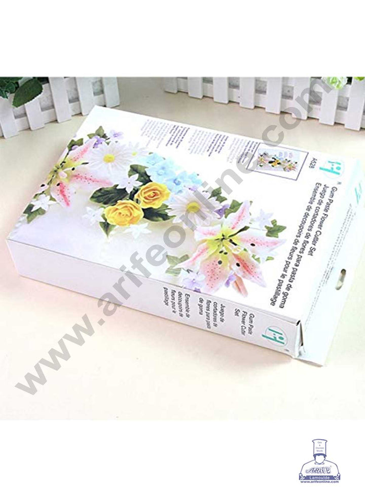 CAKE DECOR™ 26 pieces Set Plastic Gum Paste Flower Cutter Set (SBKY-528)