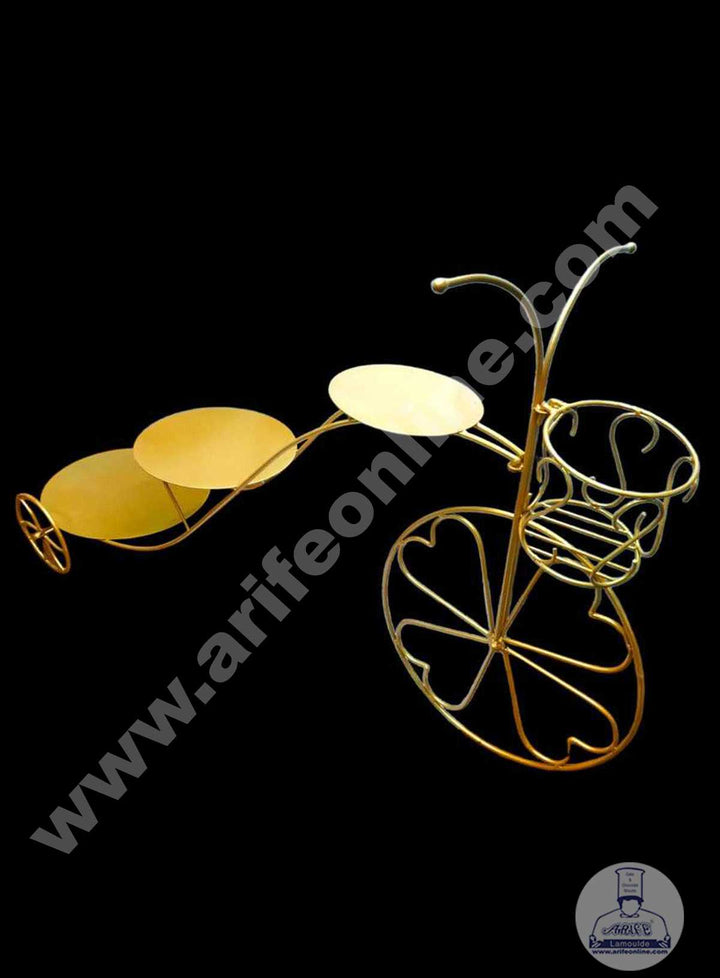 CAKE DECOR™ 3 Tier Cycle Stand Metal Cake Stand (SBCS-177)