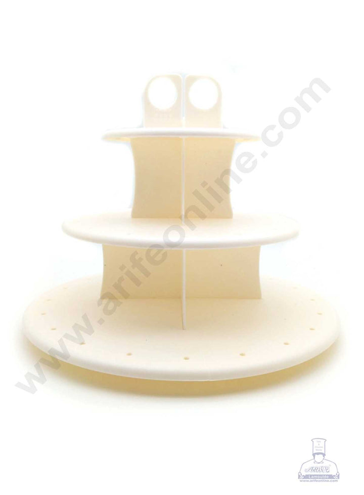 CAKE DECOR™ 3 Tier Plastic Cake Pop and Cupcake Stand Display Stand (S –  Arife Online Store