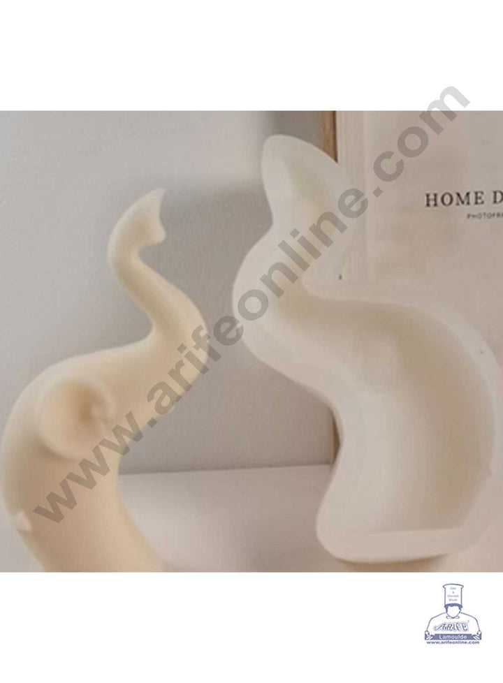 CAKE DECOR™ 3D Silicon 1 Cavity Elephant Shape Silicon Candle Moulds SBSP-DYF7028