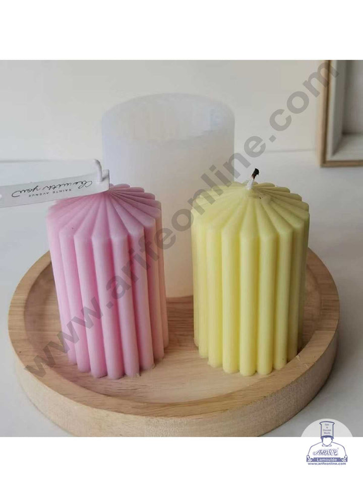 CAKE DECOR™ 3D Silicon Long Line Shape Silicon Candle Moulds SBSP-DYF7012