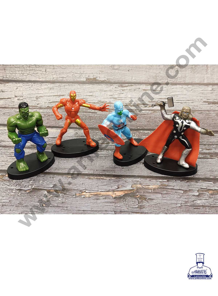 CAKE DECOR™ 4 Pieces Avengers Toys EQ for Cake Toppers SBTO-034-EQ