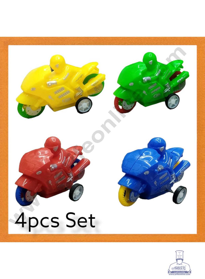 CAKE DECOR™ 4 Pieces Bikes Toys Cake Toppers (SB-T-CJ4755)