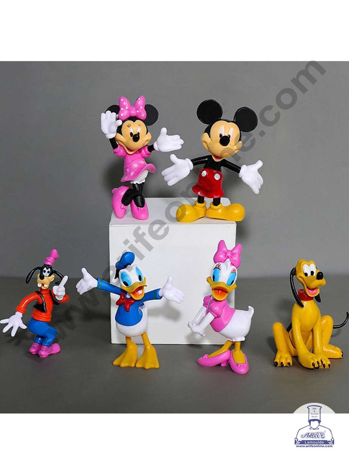 CAKE DECOR™ 6 Pcs Set Big Mickey Mouse And Friends Toys for Cake Toppers Children Gift (SBTO-003)