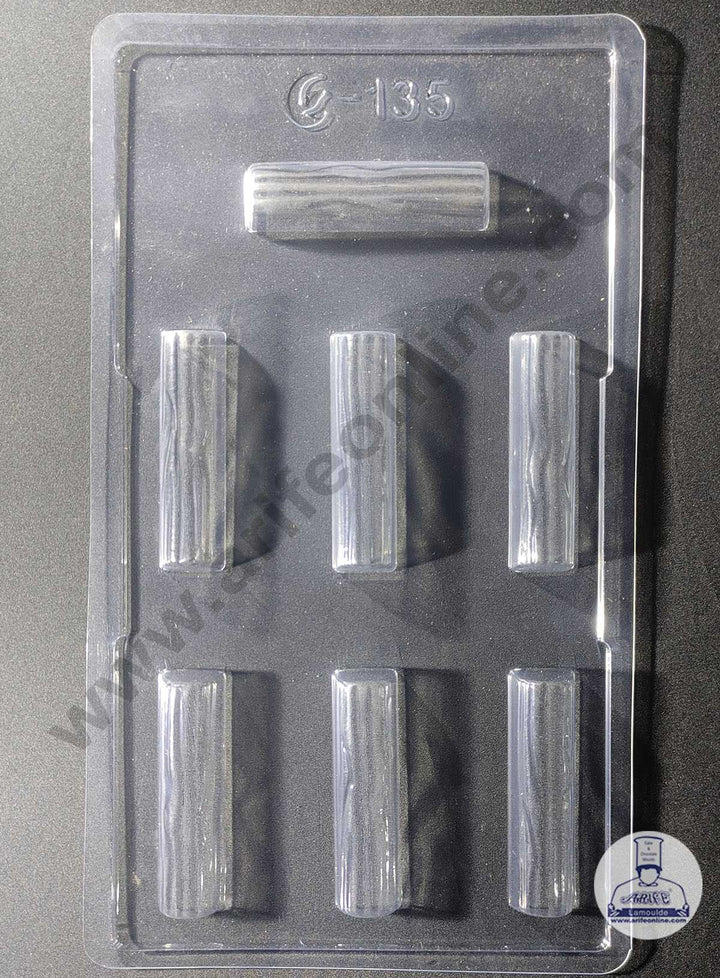 CAKE DECOR™ 7 Cavity Small Bomb Shape Mould PVC Chocolate mould (10 pcs pack) EM-135