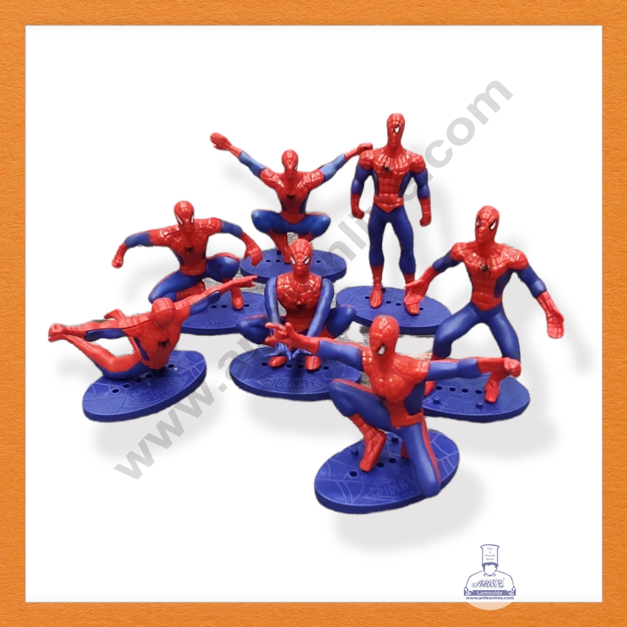 Musical Spider Man Rotate Cake Toy With Lights For Children main image 0