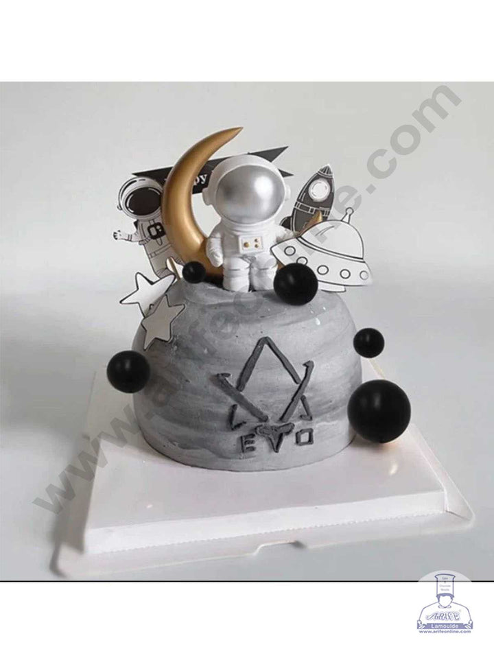 CAKE DECOR™ Black Faux Balls Topper For Cake and Cupcake Decoration - ( 12 pcs Pack )