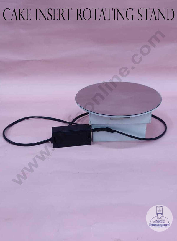 CAKE DECOR™ Cake Insert Rotating Cake Stand with Wire Controller Cake Stand
