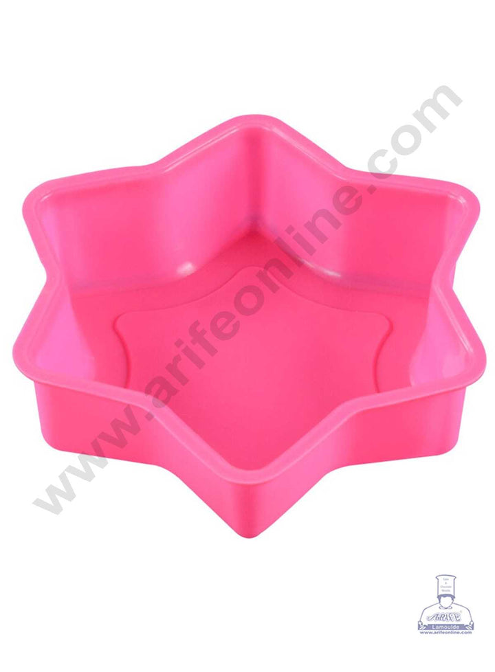 CAKE DECOR™ Christmas Star Shape Silicone Cake Mould Silicone Mould ( SBSM-838 )