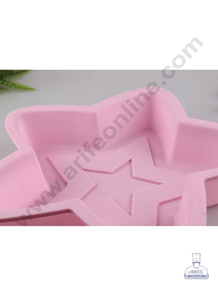 CAKE DECOR™ Christmas Star Shape Silicone Cake Mould Silicone Mould ( SBSM-839 )