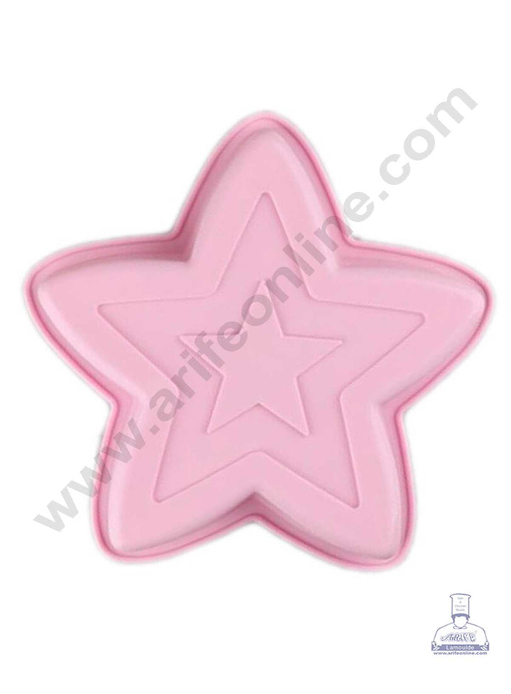 CAKE DECOR™ Christmas Star Shape Silicone Cake Mould Silicone Mould ( SBSM-839 )