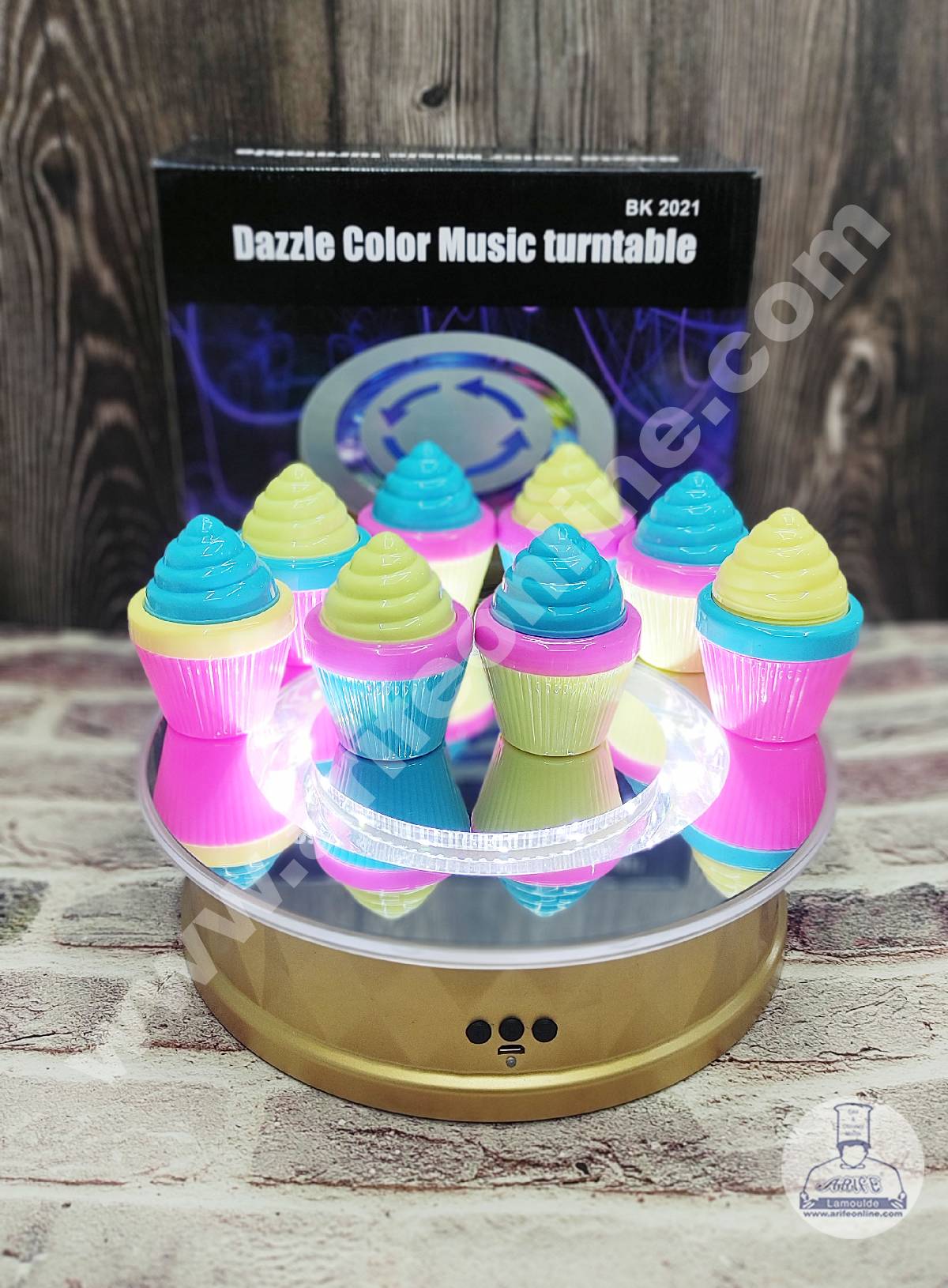 CAKE DECOR™ Colorful Rotating Display Stand – Arife Online Store