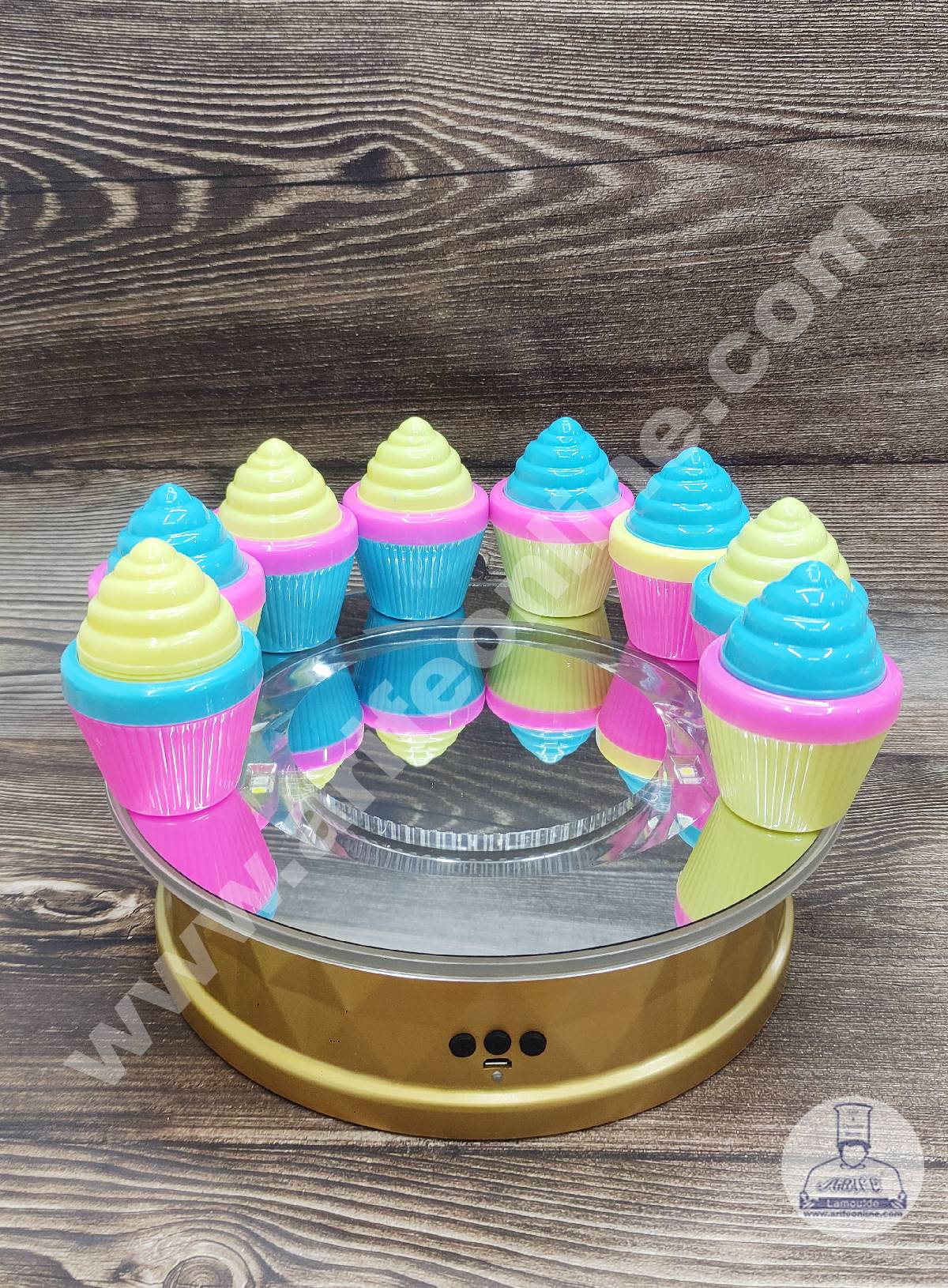 CAKE DECOR™ Colorful Rotating Display Stand – Arife Online Store