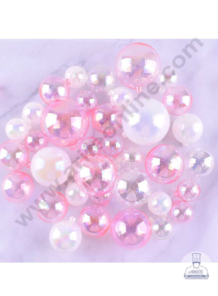 CAKE DECOR™ Crystal Bubble Balls Topper For Cake and Cupcake Decoration ( 12 pcs Pack )