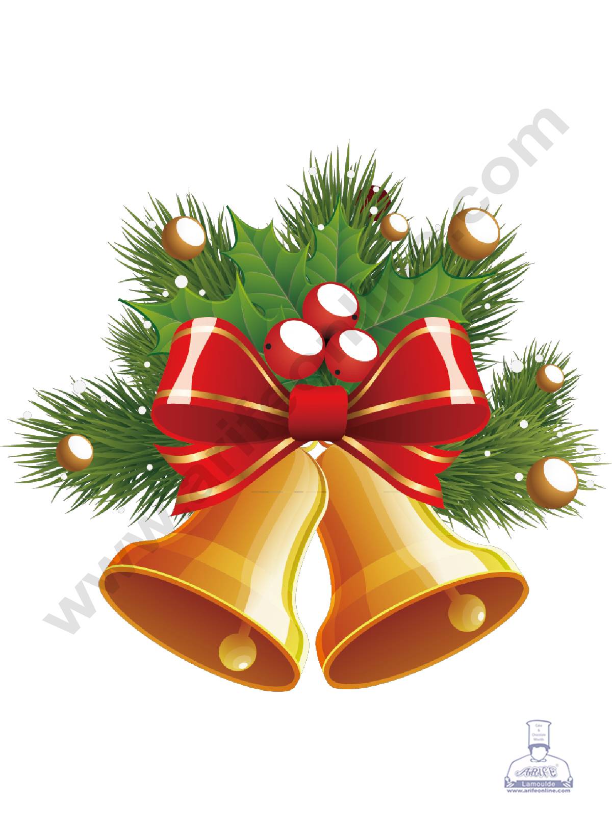 CAKE DECOR™ Edible Christmas Theme Topper Pre Cut Wafer Paper High Qua