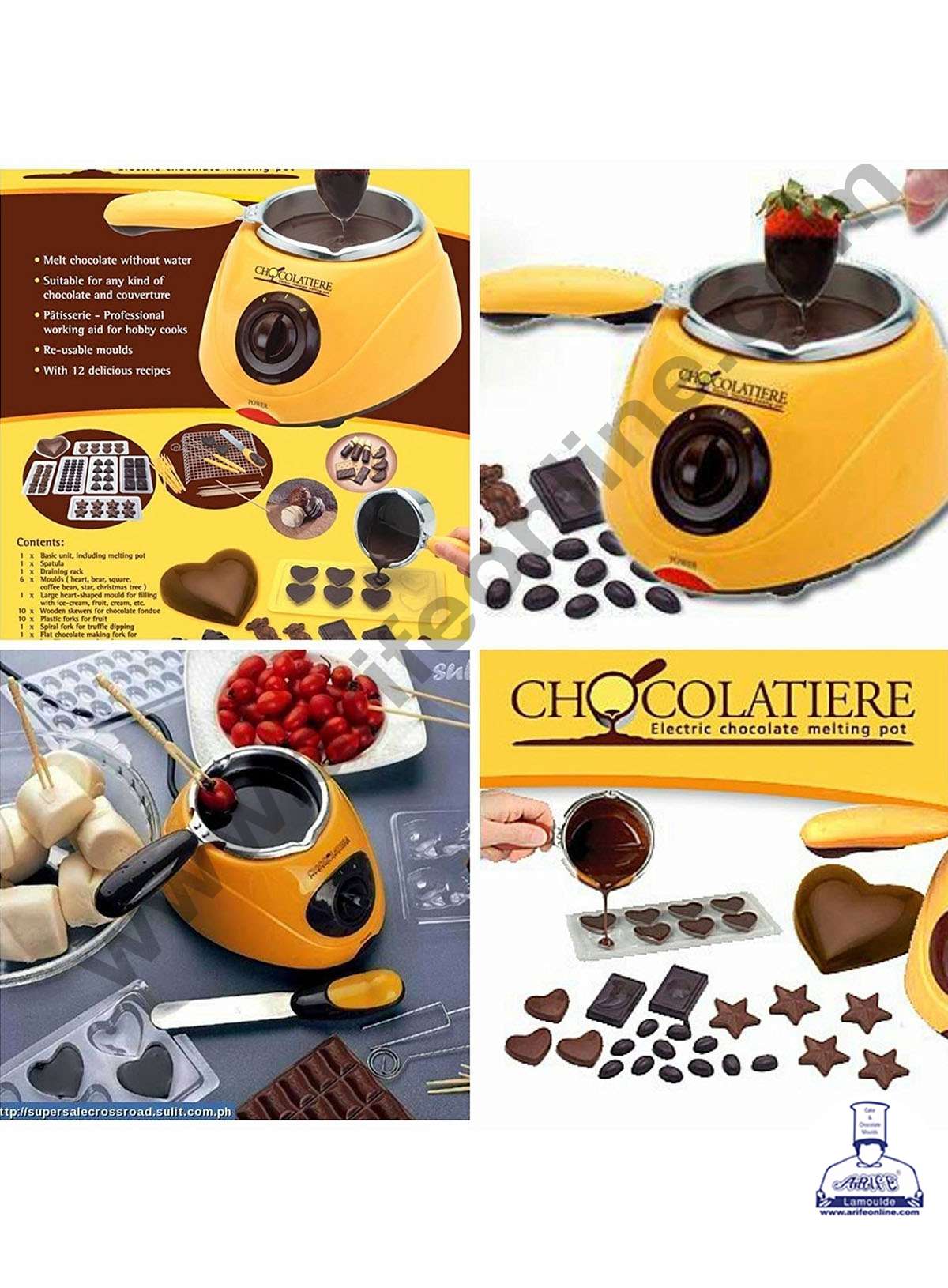 Chocolatiere melting hot sale pot