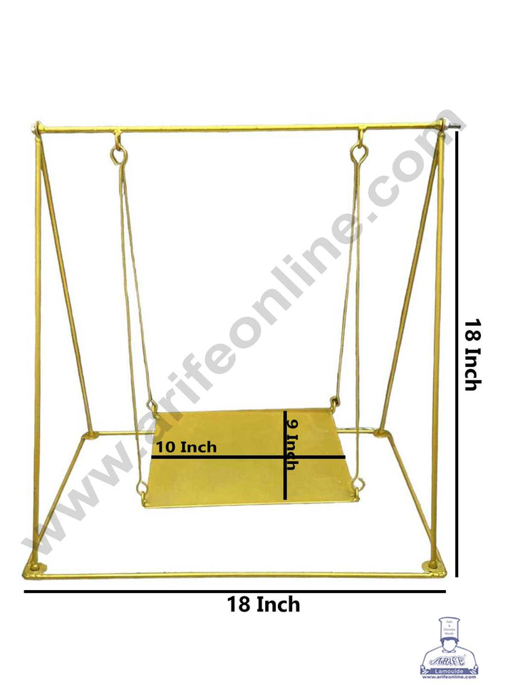 CAKE DECOR™ Fully Foldable Swing Hanging Chandelier Metal Cake Stand (SBCS-175)