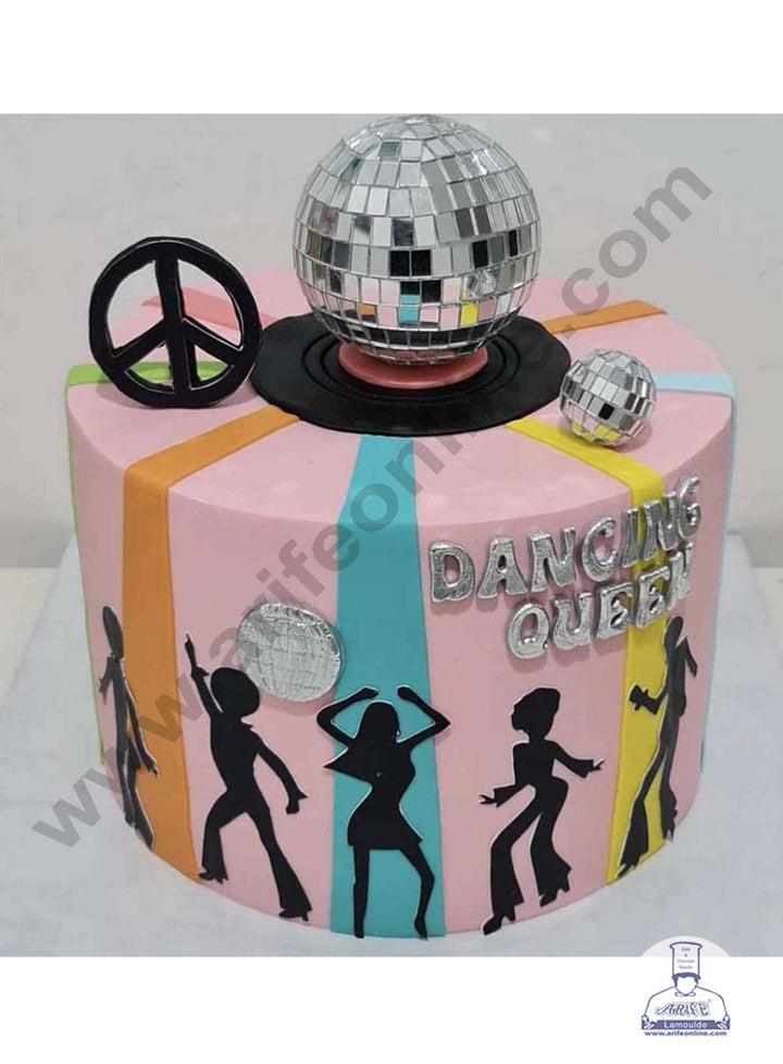 CAKE DECOR™ Mirror Disco Balls Topper For Cake and Cupcake Decoration