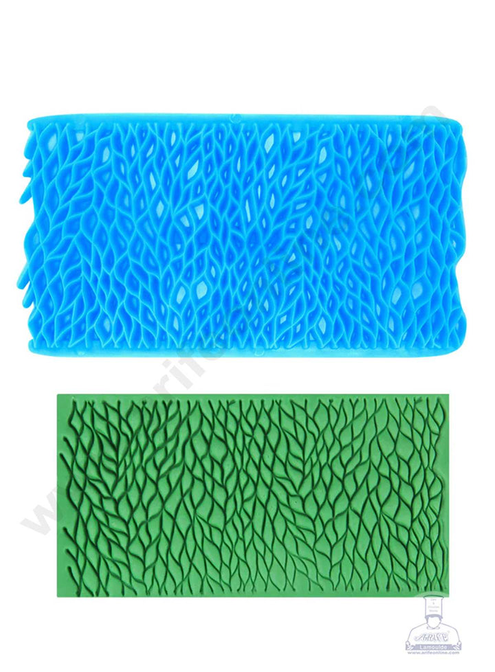 CAKE DECOR™ Plastic Leave Pattern Shape Quilt Mold Embosser Fondant Quilt Mold For Cupcake And Cake Decoration (SBB-9930-3)