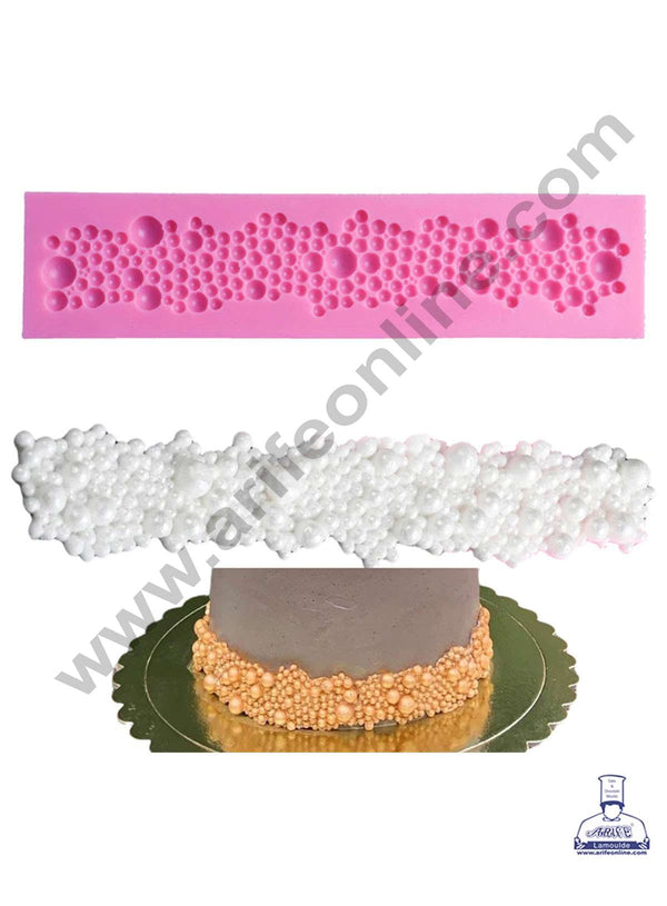 CAKE DECOR™ Silicon 1 Cavity Pearls Beads Shape Silicone Fondant Mould Marzipan Mould SBSP-F1652F