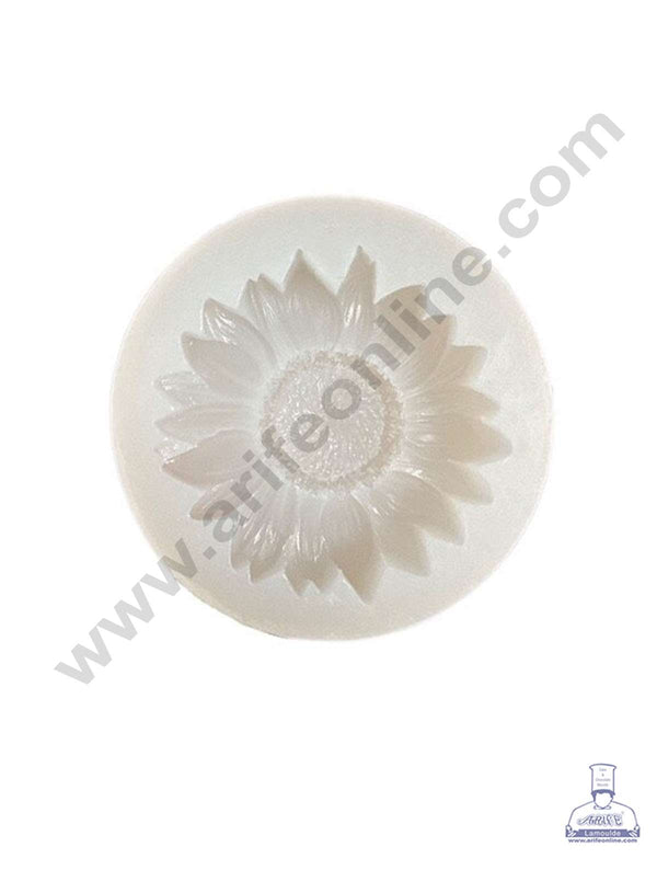 CAKE DECOR™ Silicon 1 Cavity Sunflower Shape Silicone Fondant Mold Marzipan Mould SBSP‐DYF6144