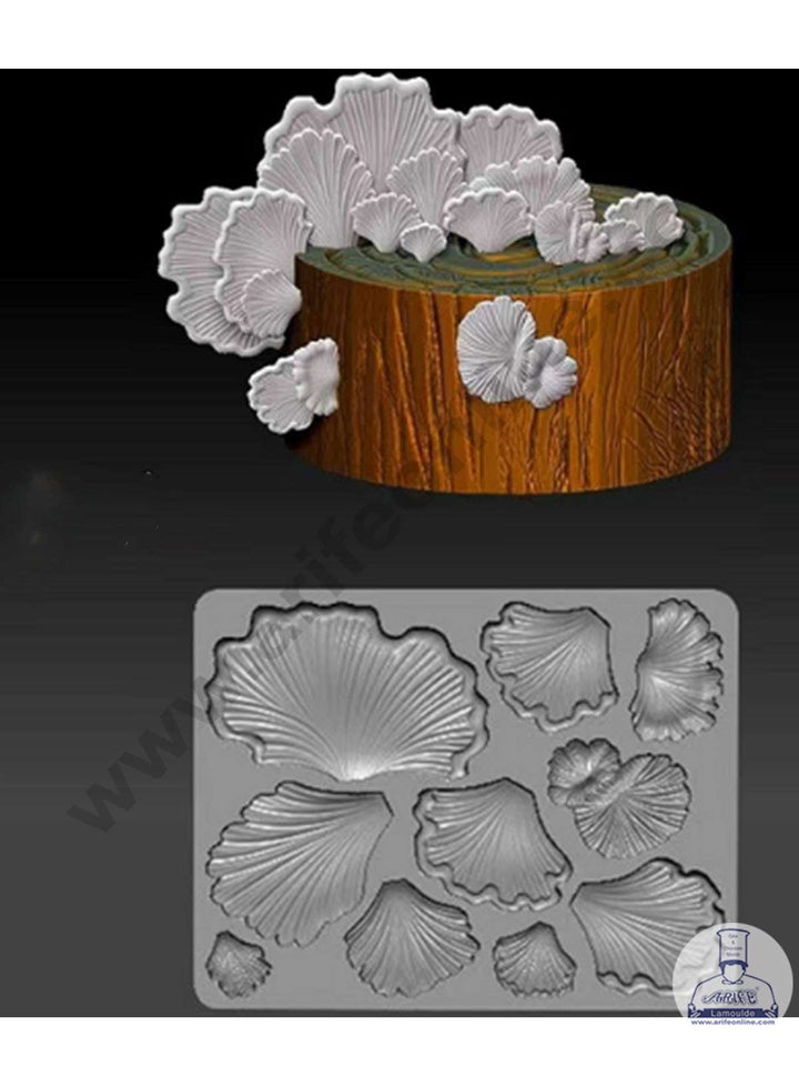 CAKE DECOR™ Silicon 10 Cavity Tree Mushroom Silicone Fondant Mold Marzipan Mould SBSP‐DYF6825