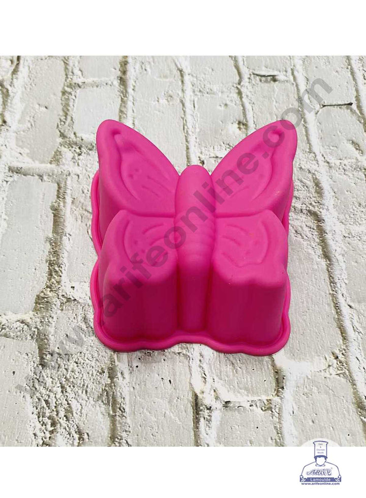 CAKE DECOR™ Small Butterfly Shape Silicon Muffin Mould Silicon Cake Mould (SBSM-869)