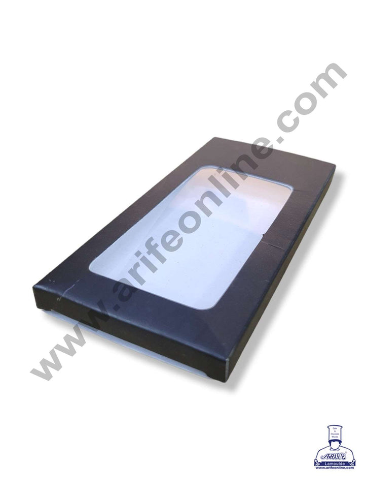 CAKE DECOR™ Small Chocolate Bar Box - Black ( Pack of 10 Pcs )