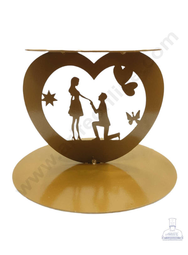 CAKE DECOR™ Tier Cake Spacer - Proposing Couples Shape Tier Spacer SBCS-155
