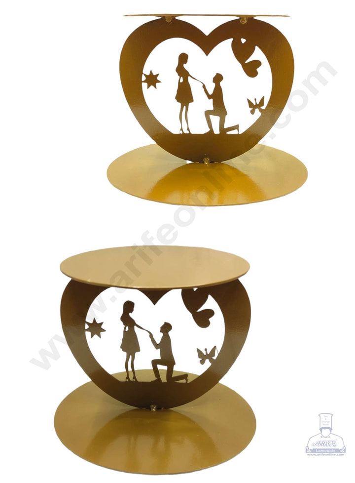 CAKE DECOR™ Tier Cake Spacer - Proposing Couples Shape Tier Spacer SBCS-155
