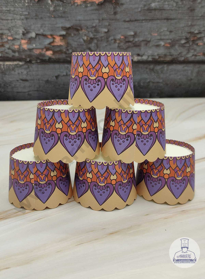 CAKE DECOR™ Traditional Design Big Deep Muffin Cupcake Liners ( 50Pcs Pack ) – Design 2