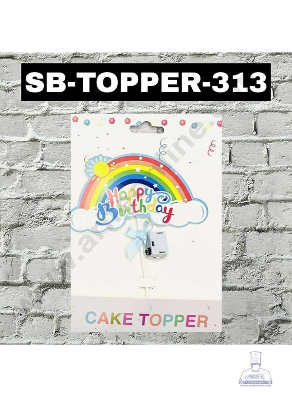 CAKE DECOR™ 1pcs Happy Birthday LED Stick Topper For Cake Decoration( SB-TOPPER-313-02 )