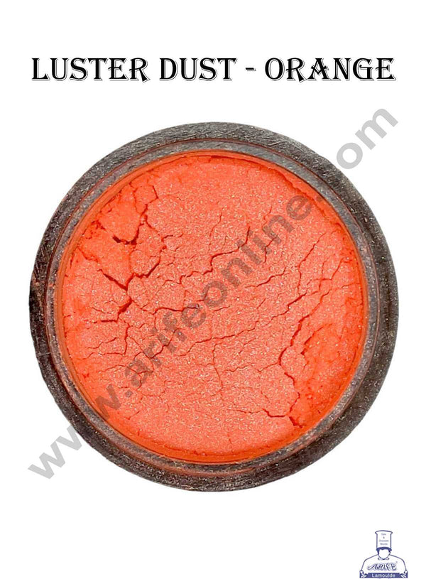 CAKE DECOR™ Luster Dust - Orange (10 gm) SB-NELD-Orange