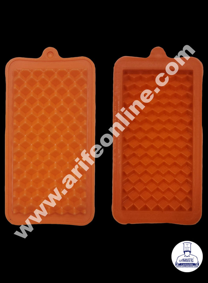 Cake Decor 1 Cavity Cubic Shape Silicone Bar Mold Chocolate Mould ( SBCM-696)