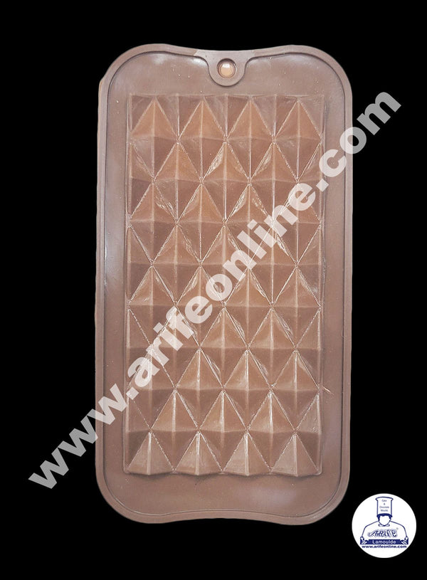 Cake Decor 1 Cavity Diamond Shape Silicone Bar Mold Chocolate Mould ( SBCM-688 )